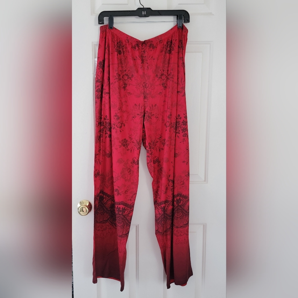 NWT Red Floral PJ Pants
